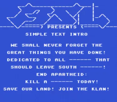 Baseline - Simple Text Demo (PD)