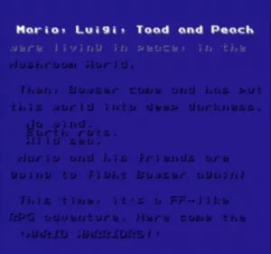 Mario Fantasy Adventure (FF1 Hack)