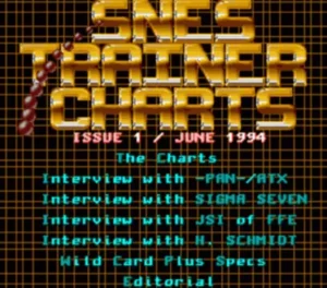 SNES Trainer Charts (PD)